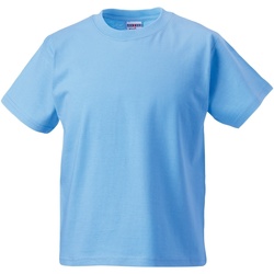Vêtements Enfant T-shirts manches longues Jerzees Schoolgear ZT180B Bleu