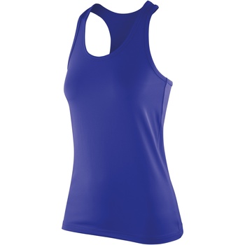 Vêtements Femme Débardeurs / T-shirts sans manche Spiro S281F Bleu