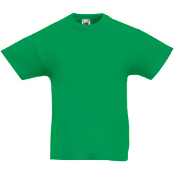 Vêtements Enfant T-shirts manches courtes Fruit Of The Loom 61019 Vert tendre