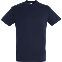 Vêtements Homme T-shirts manches courtes Sols Regent Bleu marine