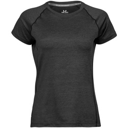 Vêtements Femme T-shirts manches courtes Tee Jays Cool Dry Noir chiné