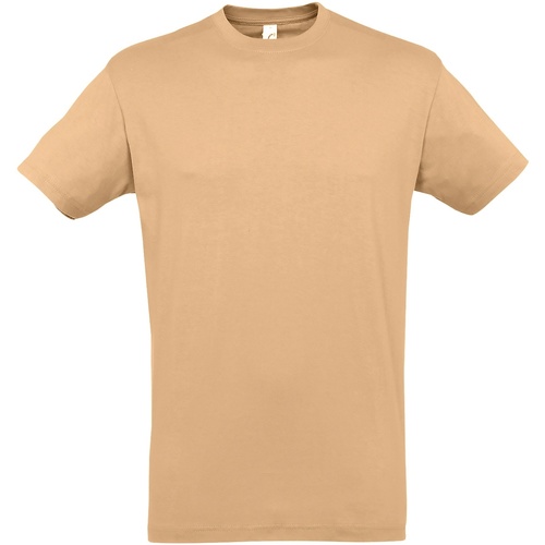 Vêtements Homme T-shirts femme courtes Sols 11380 Beige