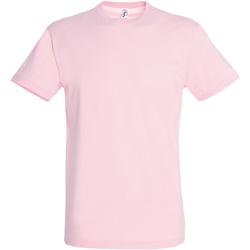Vêtements Homme T-shirts manches courtes Sols Regent Rose pâle