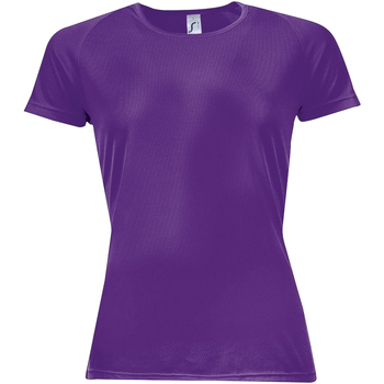 Vêtements Femme T-shirts femme courtes Sols 01159 Violet