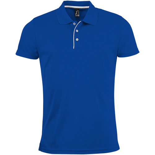 Vêtements Homme T-shirts manches courtes Sols 01180 Bleu