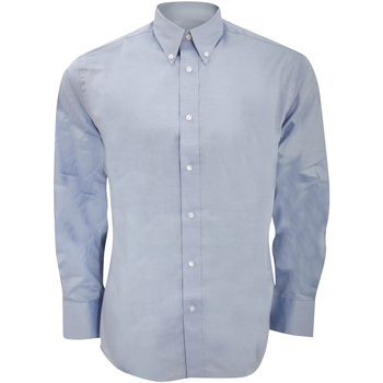 Vêtements Homme Chemises manches longues Kustom Kit KK188 Bleu