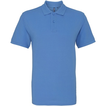 Vêtements Homme Polos manches courtes Asquith & Fox AQ010 Bleu clair