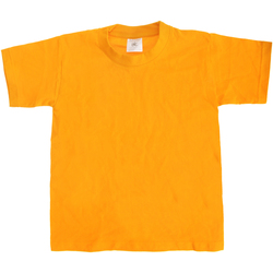 Vêtements Enfant T-shirts manches courtes Round Logo Crew Sweat-shirt TK301 Or