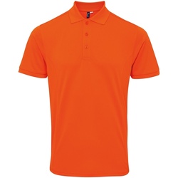 Vêtements Homme Polos manches courtes Premier PR630 Orange