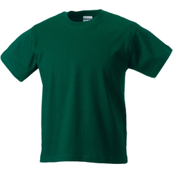 Vêtements Enfant T-shirts manches courtes Jerzees Schoolgear ZT180B Vert bouteille