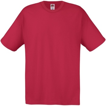 Vêtements Homme T-shirts manches courtes Fruit Of The Loom 61082 Rouge brique