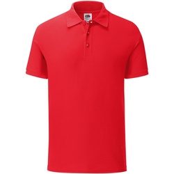 Vêtements Homme Polos manches courtes Fruit Of The Loom SS221 Rouge