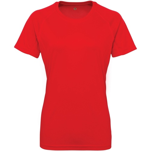 Vêtements Femme T-shirts manches longues Tridri Panelled Rouge