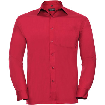 Vêtements Homme Chemises manches longues Russell 934M Rouge