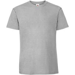 T-Shirt mit offenem Saum Schwarz
