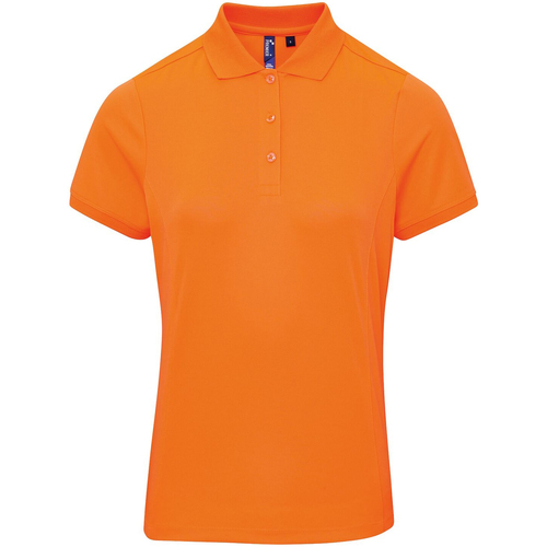 Vêtements Femme Polos manches courtes Premier PR616 Orange