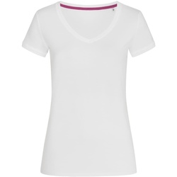 Vêtements Femme T-shirts manches longues Stedman Stars Megan Blanc