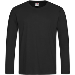Vêtements Homme T-shirts manches longues Stedman AB277 Noir