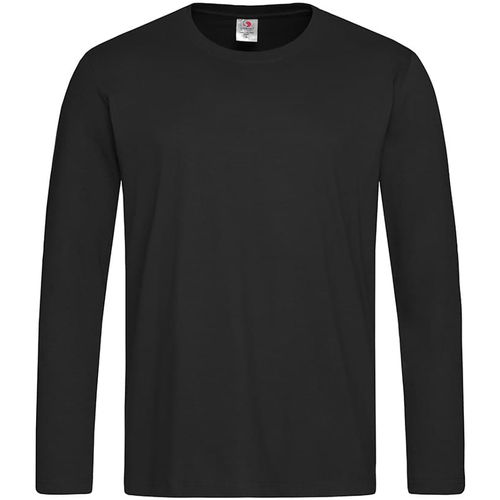 Vêtements Homme T-shirts Hilfiger manches longues Stedman AB277 Noir