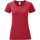 Vêtements Femme T-shirts manches longues Fruit Of The Loom 61432 Rouge