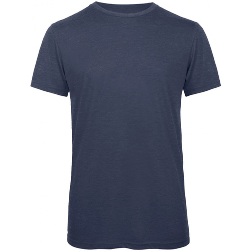 Vêtements Homme T-shirts Wrap manches courtes B And C TM055 Bleu