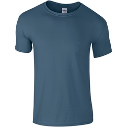 Vêtements Homme T-shirts manches courtes Gildan Soft-Style Bleu indigo