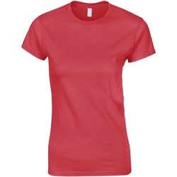 Vêtements Femme T-shirts manches courtes Gildan Soft Rouge cerise antique