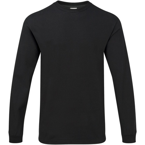 Vêtements Homme T-shirts manches longues Gildan H400 Noir