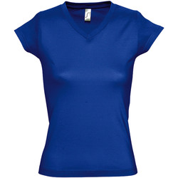 Vêtements Femme T-shirts manches courtes Sols Moon Bleu