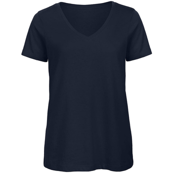 Vêtements Femme T-shirts manches longues B And C Organic Bleu