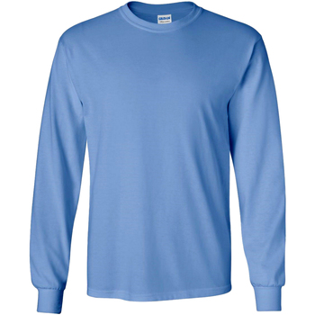 Vêtements Homme T-shirts manches longues Gildan 2400 Bleu