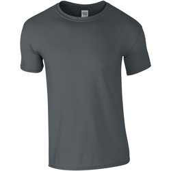 Vêtements Homme T-shirts manches courtes Gildan Soft Style Gris foncé