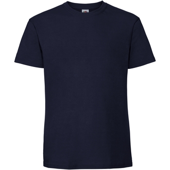 Vêtements Homme T-shirts manches courtes Fruit Of The Loom Premium Bleu marine foncé
