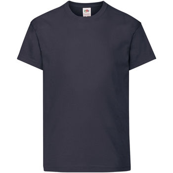 Vêtements Enfant T-shirts manches courtes Fruit Of The Loom 61019 Bleu