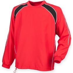 Vêtements Homme Vestes de survêtement Finden & Hales LV845 Rouge/Noir/Blanc