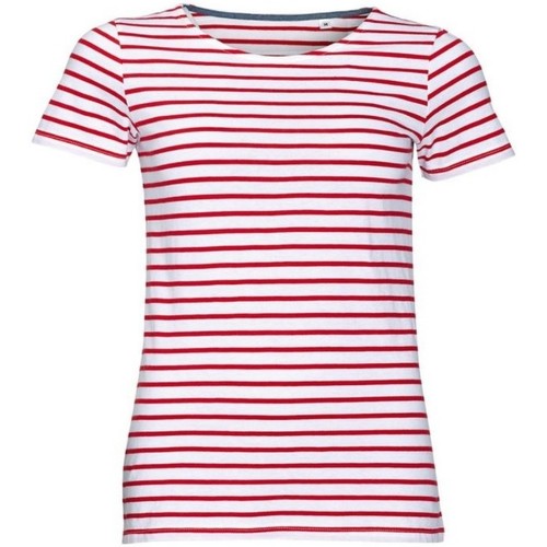 Vêtements Femme T-shirts manches courtes Sols 01399 Rouge