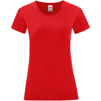 Vêtements Femme T-shirts manches longues Tous les vêtements femmem 61432 Rouge