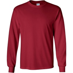 Vêtements Homme T-shirts manches longues Gildan 2400 Rouge cardinal