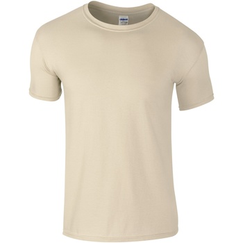 Vêtements Homme T-shirts manches courtes Gildan Soft-Style Beige
