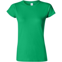 Vêtements Femme T-shirts manches courtes Gildan Soft Vert irlandais