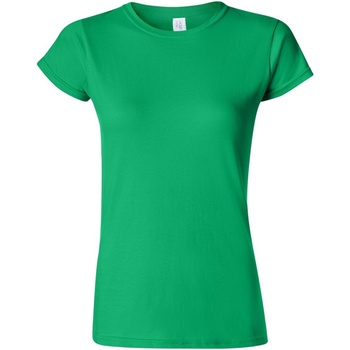 Vêtements Femme T-shirts manches courtes Gildan Soft Vert