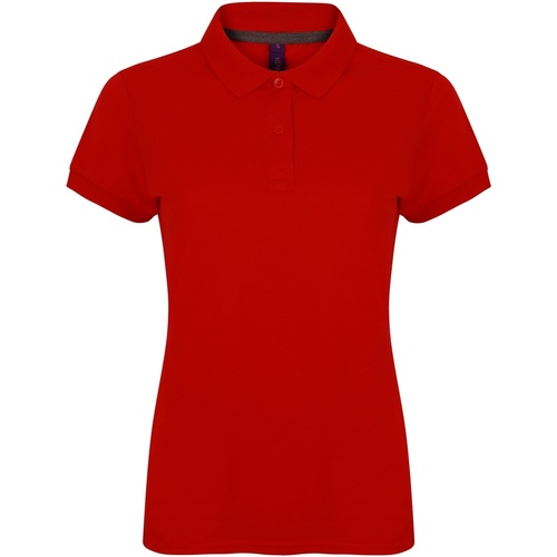 Vêtements Femme Polos manches courtes Henbury HB102 Rouge
