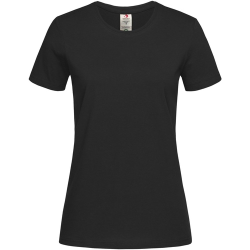 Vêtements Femme T-shirts manches longues Stedman AB458 Noir