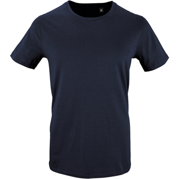 Vêtements Homme T-shirts manches courtes Sols Milo Bleu marine