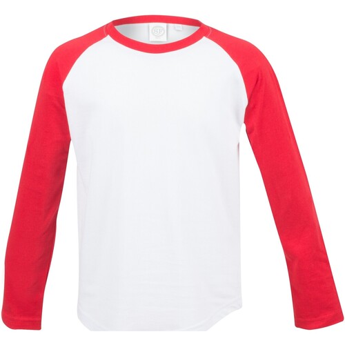 Vêtements Enfant T-shirts manches longues Skinni Fit SM271 Rouge