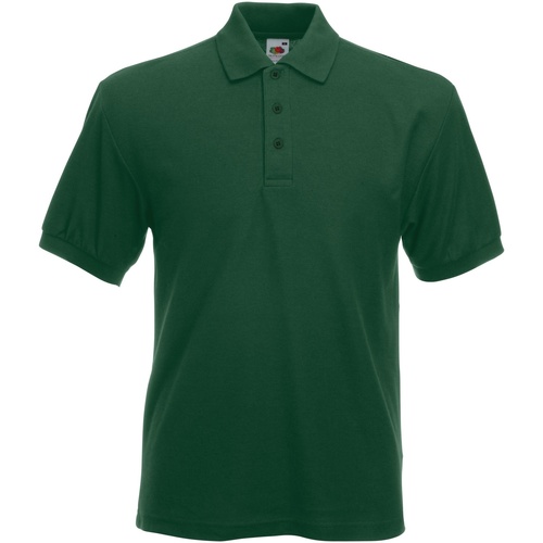 Vêtements Homme Polos manches courtes Fruit Of The Loom 63204 Vert