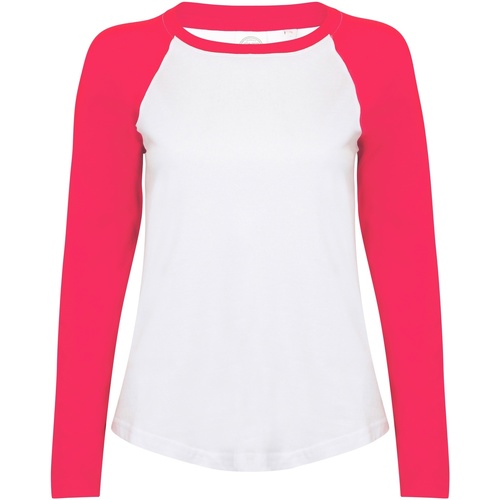 Vêtements Femme T-shirts manches longues Skinni Fit SK271 Rouge