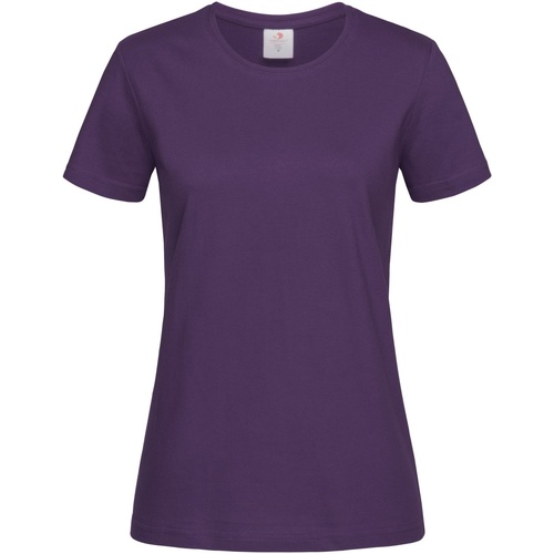 Vêtements Femme T-shirts manches longues Stedman  Violet