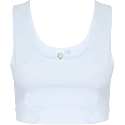 Vêtements Femme Débardeurs / T-shirts sans manche Skinni Fit Fashion Blanc