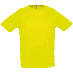 Vêtements Homme T-shirts manches courtes Sols Performance Jaune néon